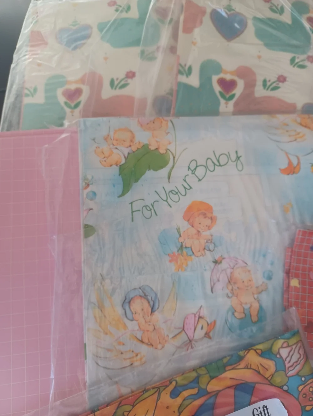 Vintage Wrapping Paper Lot
